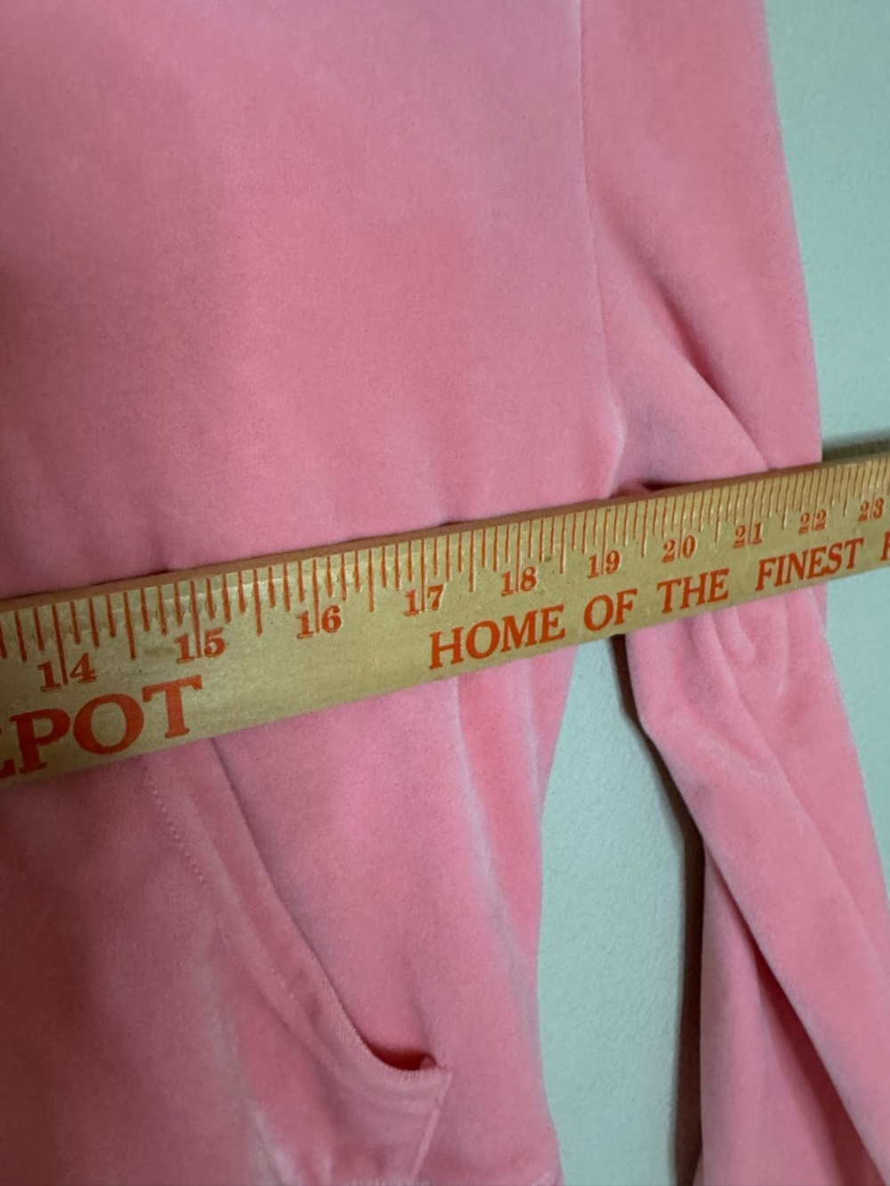 Juicy Couture Strawberry Ice Coral Pink Velour Tracksuit Set L Rhinestone - Picture 10 of 13